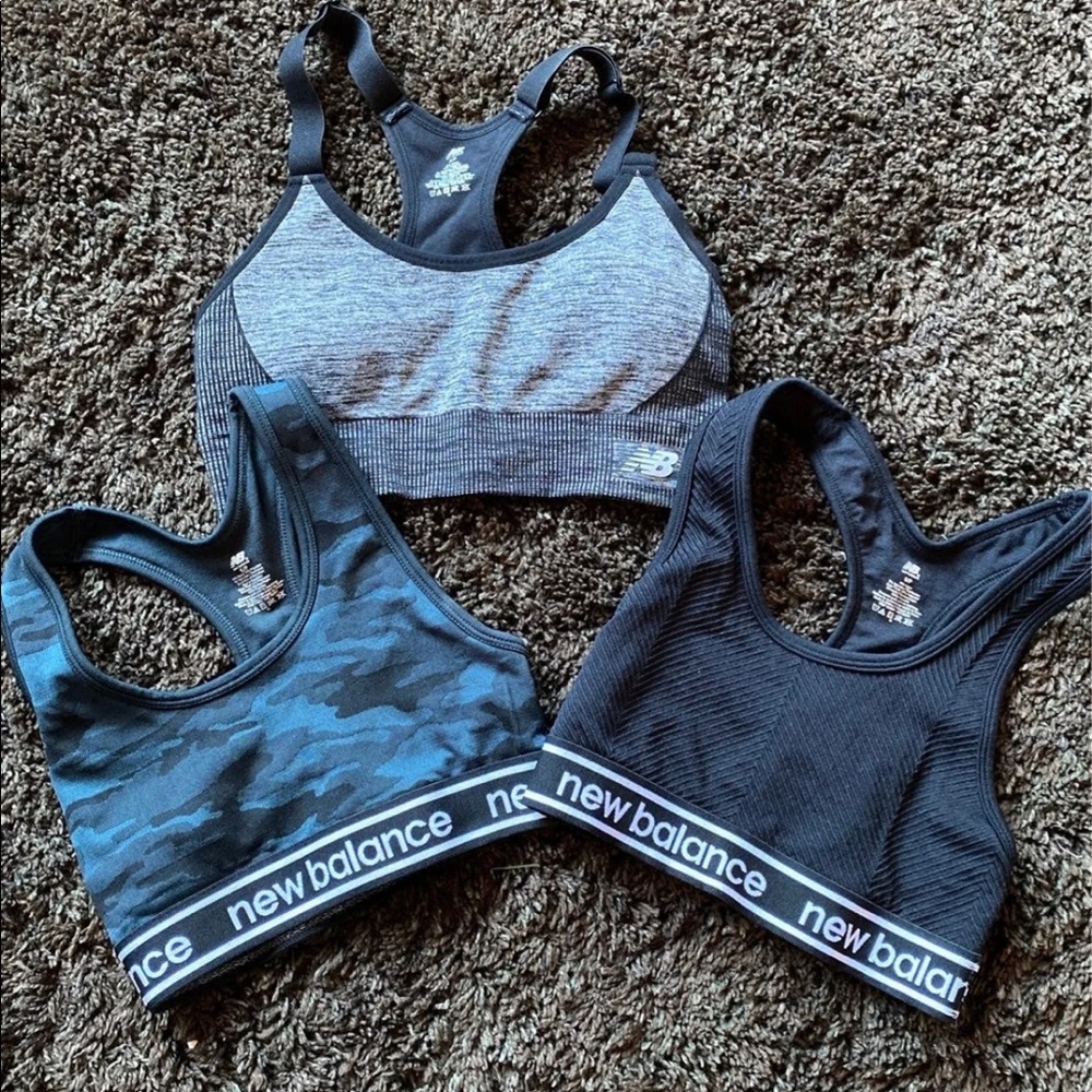 New Balance 3-pack Sports Bras NWOT